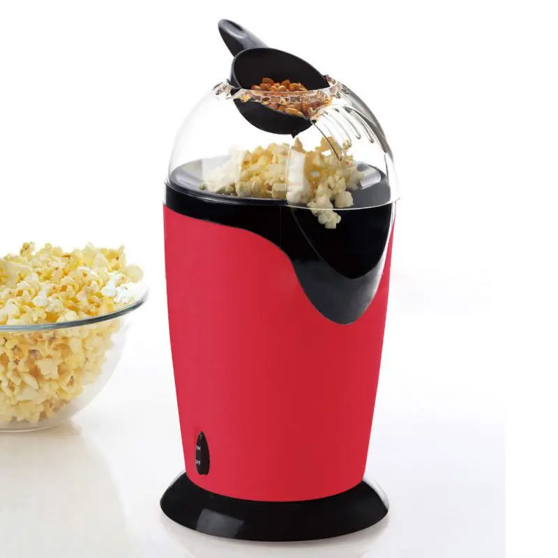 

Hot Air Popcorn Popper Electric Popcorn Machine With Removable Lid Home Popcorn Machine For Home Use For Kids