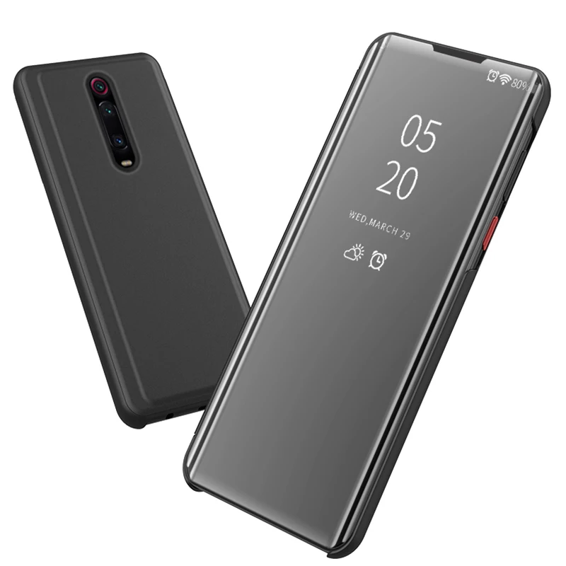 Роскошный умный флип-чехол для Xiaomi Redmi Note 7 5 6 Pro, зеркальный кожаный чехол для Redmi 7 7A 6 6A 5A 5 Plus 4X K20 Pro S2 Go Cover