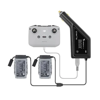 

DJI Mavic Air 2 Fast Car Charger Dual Battery Charger with USB Port Remote Control Charger for DJI MAVIC Air 2 Drone Accessories