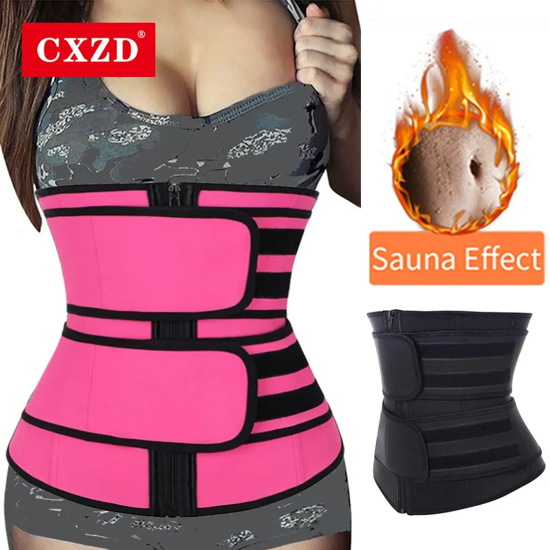 CXZD похудения талии тренер Неопреновый Пояс Вес потери Cincher Body Shaper пластика