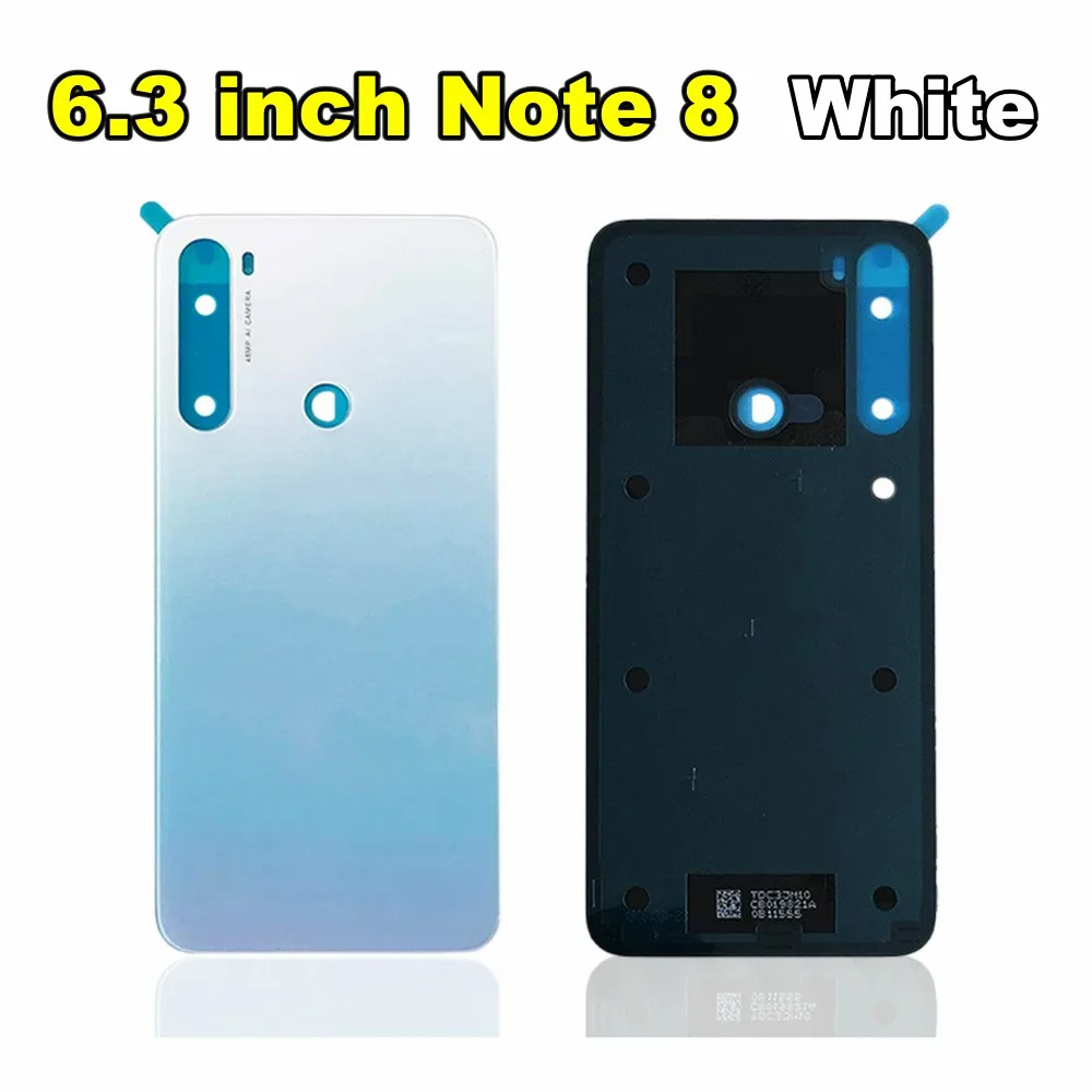 Чехол для батареи для mi Xiaomi mi, стеклянный чехол для Xiao mi Red mi Note8 Pro Note 8 Pro, задняя крышка для батареи с объективом камеры