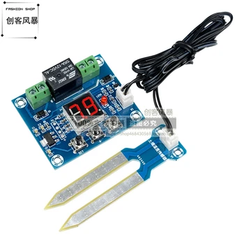 

XH-M214 Soil Moisture Controller Module Digital Display Precise Flower Pot Digital Display Automatic Watering Sprinkler