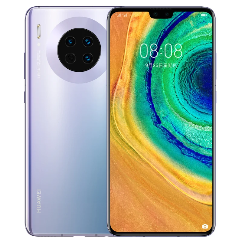 huawei mate 30 5G Версия Телефона Kirin 990 Android 10,0 6,6" 2340X1080 8 Гб ram 256 ГБ rom 40.0MP 40 Вт супер зарядное устройство IR Qi