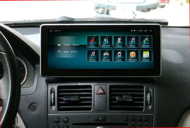 10,25 дюймов 4+ 64G Android дисплей для Mercedes Benz GLC C Class W204 S204 2007- автомобильный радиоэкран с gps навигацией Wifi