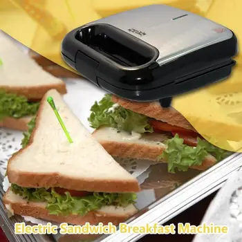 

750W Sandwich Machine Fully Automatic Temperature Control Stable Household Electric Walnut Cake Maker Automatic Bread Toast