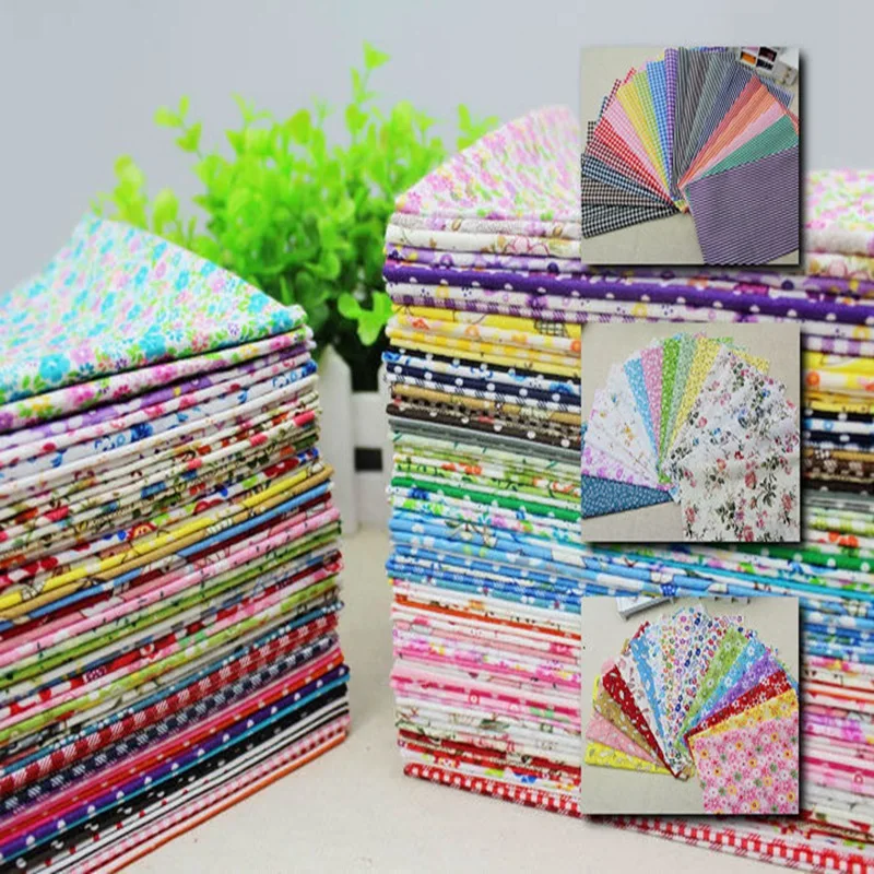 Cotton Fabric 30 Pcs/lot 10cmx10cm Color Random Charm Packs No Repeat Design For Sewing cotton craft fabric cotton fabric craft fabric fabric material