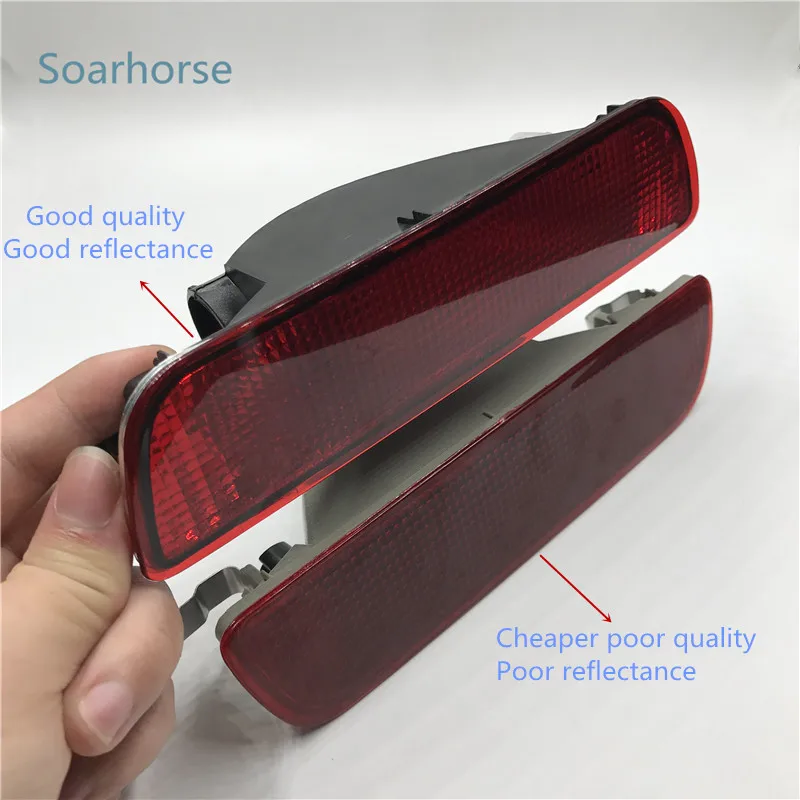 Soarhorse Автомобильный задний бампер противотуманная фара стоп отражатель