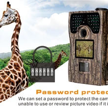 SV-TCM охотничья камера 12MP ЖК-экран водонепроницаемый инфракрасный низкосветящийся светодиодный ночного видения трекер цифровая камера