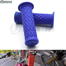 Универсальный 7/" 22 мм мотоцикл Винтаж резиновый руль для мотоцикла для поездок на мотоцикле DUCATI Monster 696 796 695 659 796 400 695 620 1100/S