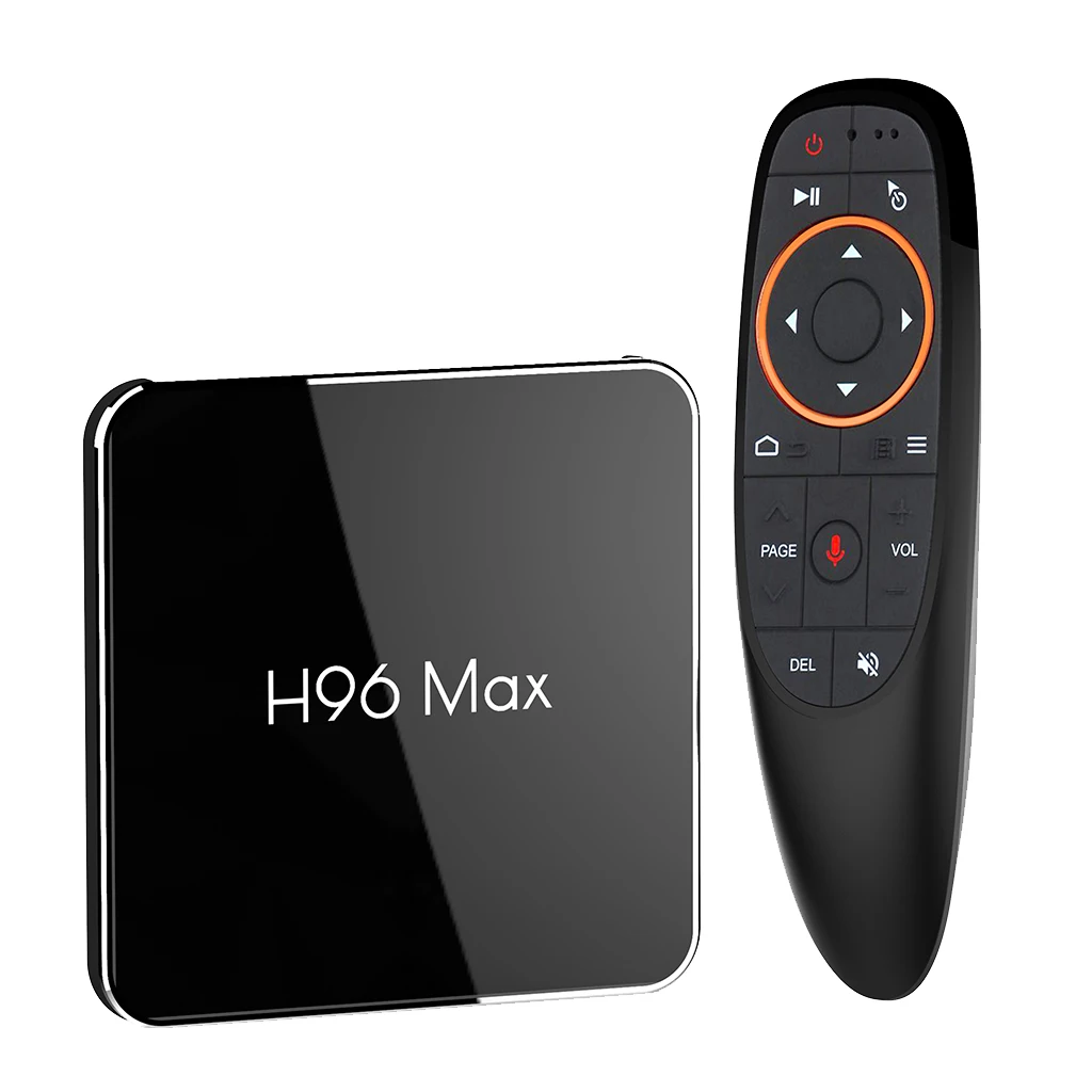 H96 MAX-X2 Android 8.1 4K TV Box 4G+32G Quad Core Voice Control WiFi 3D AU