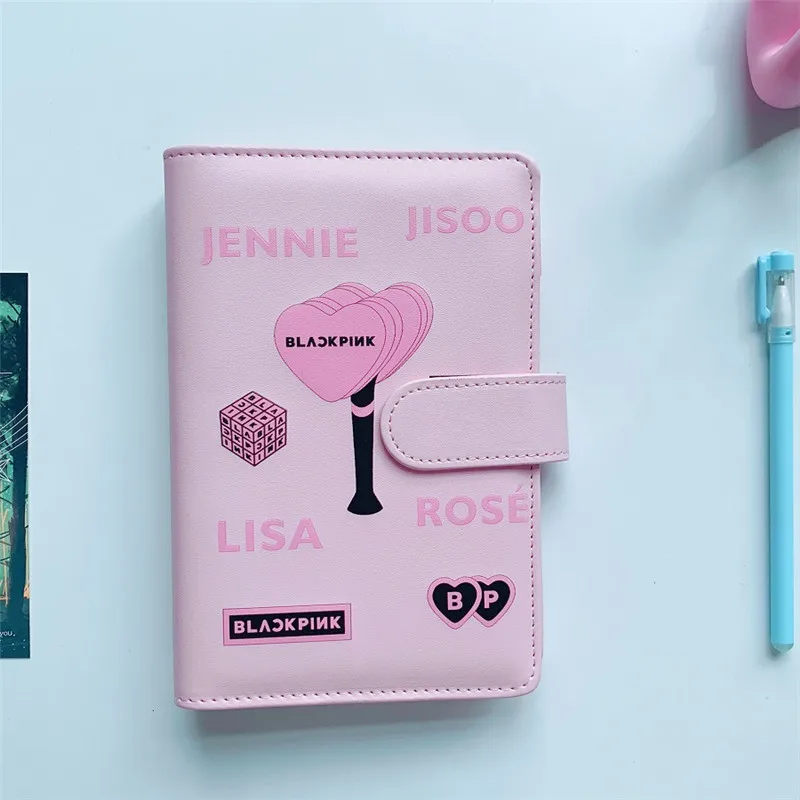 Kpop BLACKPINK EXO TWICE SEVENTEEN GOT7 розовый блокнот DIY Pocketbook блокноты школьные принадлежности