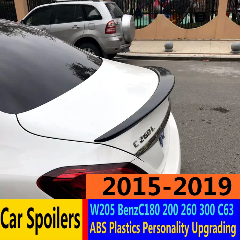 Спойлер для Mercedes-Benz W205 2015-2019 C-class C180 C200 C260 C300 C63 AMG задний спойлер высокого качества
