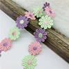 1yard 25mm Colorful Daisy Flower Lace Trim For Knitting Wedding Embroidered Ribbon DIY Handmade Patchwork Sewing Supplies Crafts ► Photo 3/6
