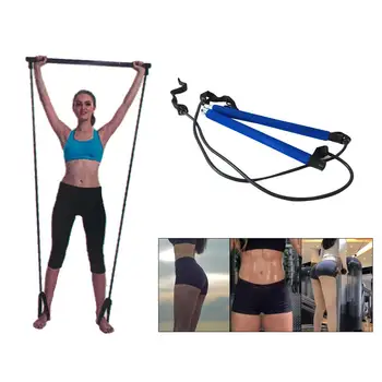 

Pilates Bar Lightweight Resistance Band Toning Bar Home Gym Portable Pilates Total Body Workout Yoga Stretch Stick