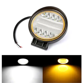 

72w work light large field of view round yellow work light bright portable lights practical work lights