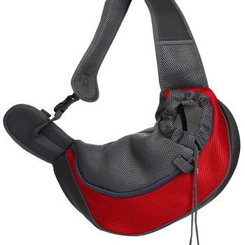 

Outdoor Pet Dog cat Carrier chest Bag Pet Dog Front Bag Out One-shoulder diagonal Portable Travel Breathable Mesh Backpack