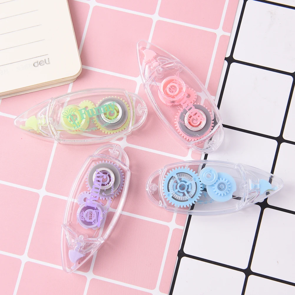 1 Pcs Creative Lace Correction Tape Decorative Book Correction Fluid 4 Colors Office Supply Korea Stationery