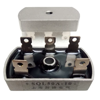 

1000V 50A rectifier/charger, 3 Phase Diode Bridge Rectifier AC to DC, Aluminum Metal Case