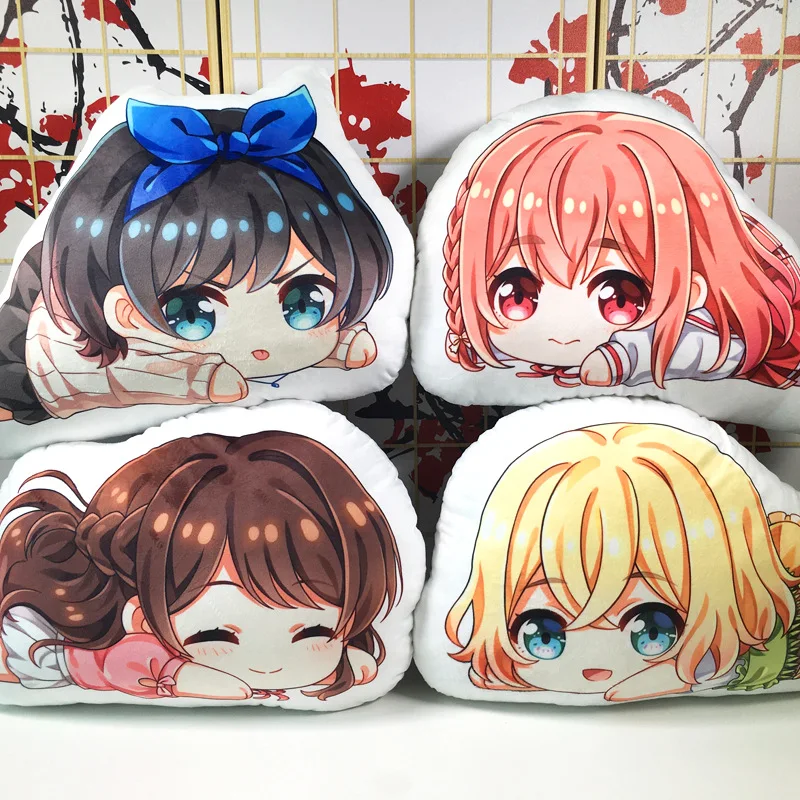 1 Pcs Rent A Girlfriend Mizuhara Chizuru Cosplay Pillow Double Side Printed Soft Plush Cute Anime Cushion Dolls | Тематическая