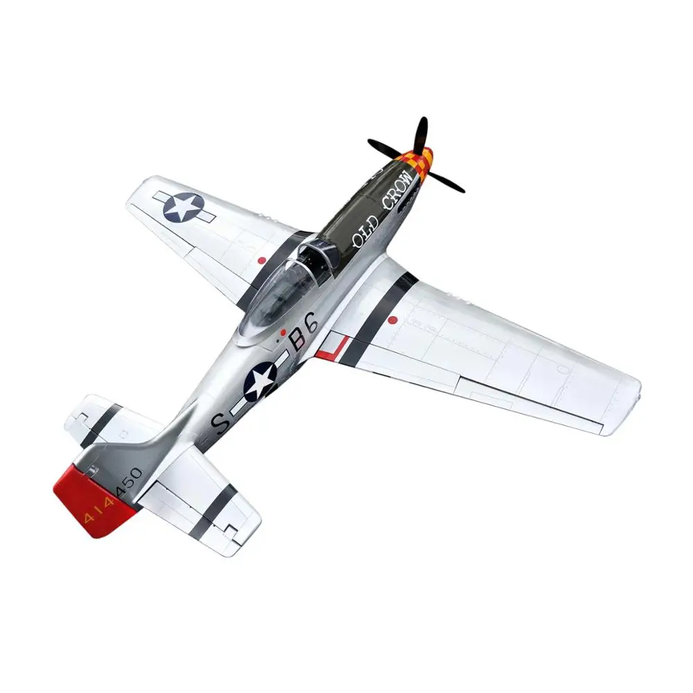 

P51 68’’ RC Fixed Wing Airplane 20CC Balsa Wood Gasoline Model Airplane