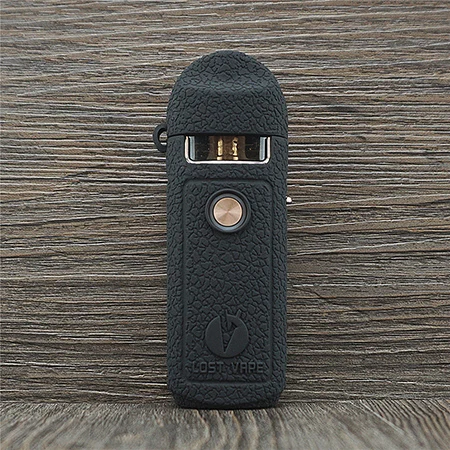 black Чехол с текстурой для Lost Vape Lyra Pod Vape Kit, силиконовый чехол, защитный гелевый Чехол для LostVape Lyra - Цвет: black