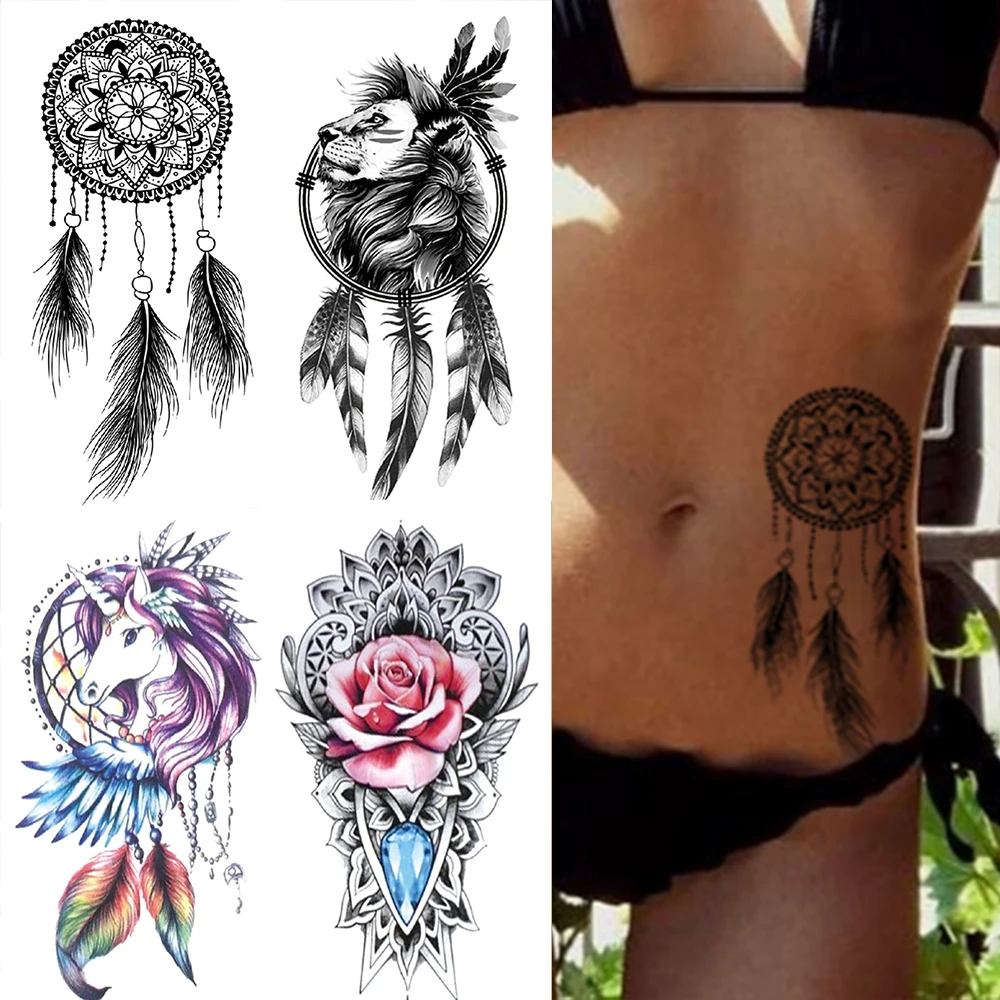Waterproof Temporary Tattoo Sticker Dream Catcher Flash Tattoos Lion Flowers Body Art Arm Fake Sleeve Tatoo Women Temporary Tattoos Aliexpress Waterproof Temporary Tattoo Sticker Dream Catcher Flash Tattoos Lion Flowers Body Art Arm Fake Sleeve Tatoo Women Temporary Tattoos Aliexpress