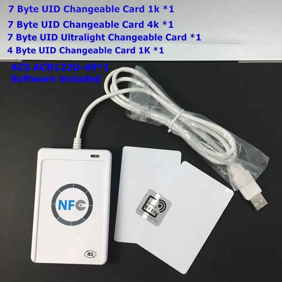 512gb Micro Sd Card NFC RFID Reader/Writer ACR122U ISO 14443 A/B NFC ...