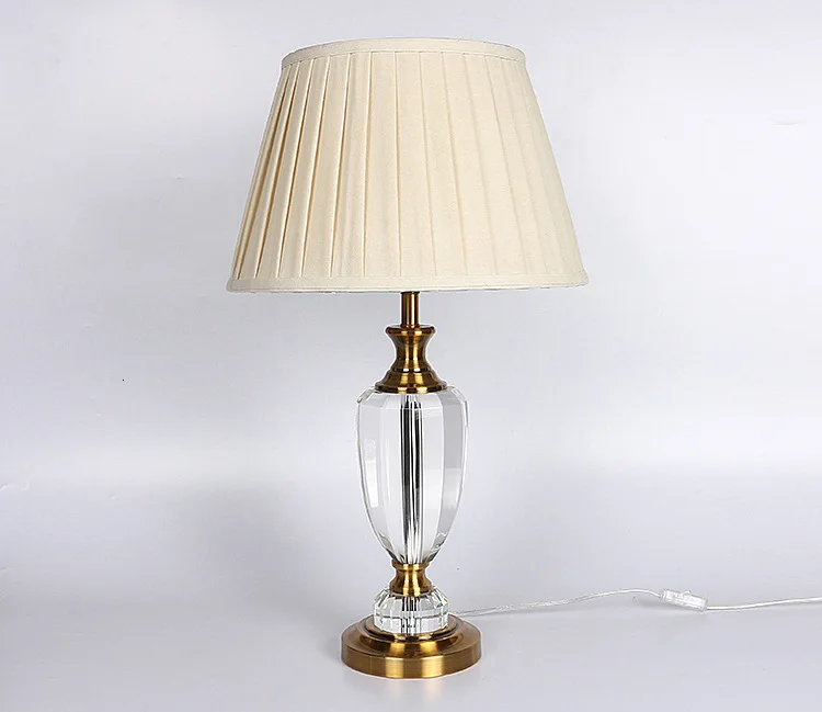 Современная хрустальная лампа освещение прикроватная лампа для спальни Роскошная модная Хрустальная настольная лампа Abajur прикроватная настольная лампа для гостиницы k9 люкс