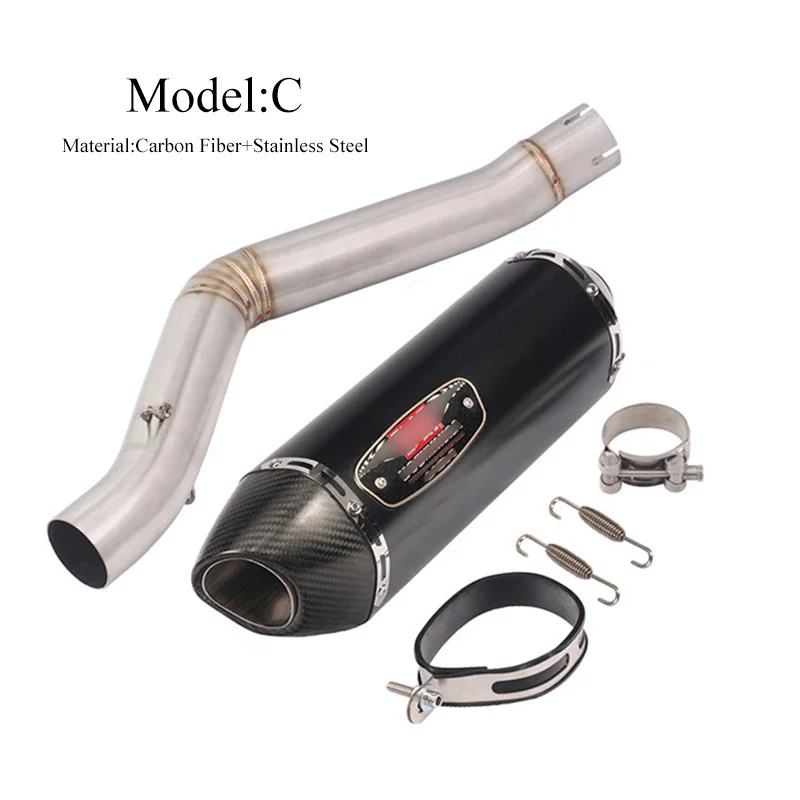 Слипоны для Benelli 502C мотоцикл глушитель хвост среднего подключения соединительная трубка замена катализатор Cat выхлопная система Модифицированная