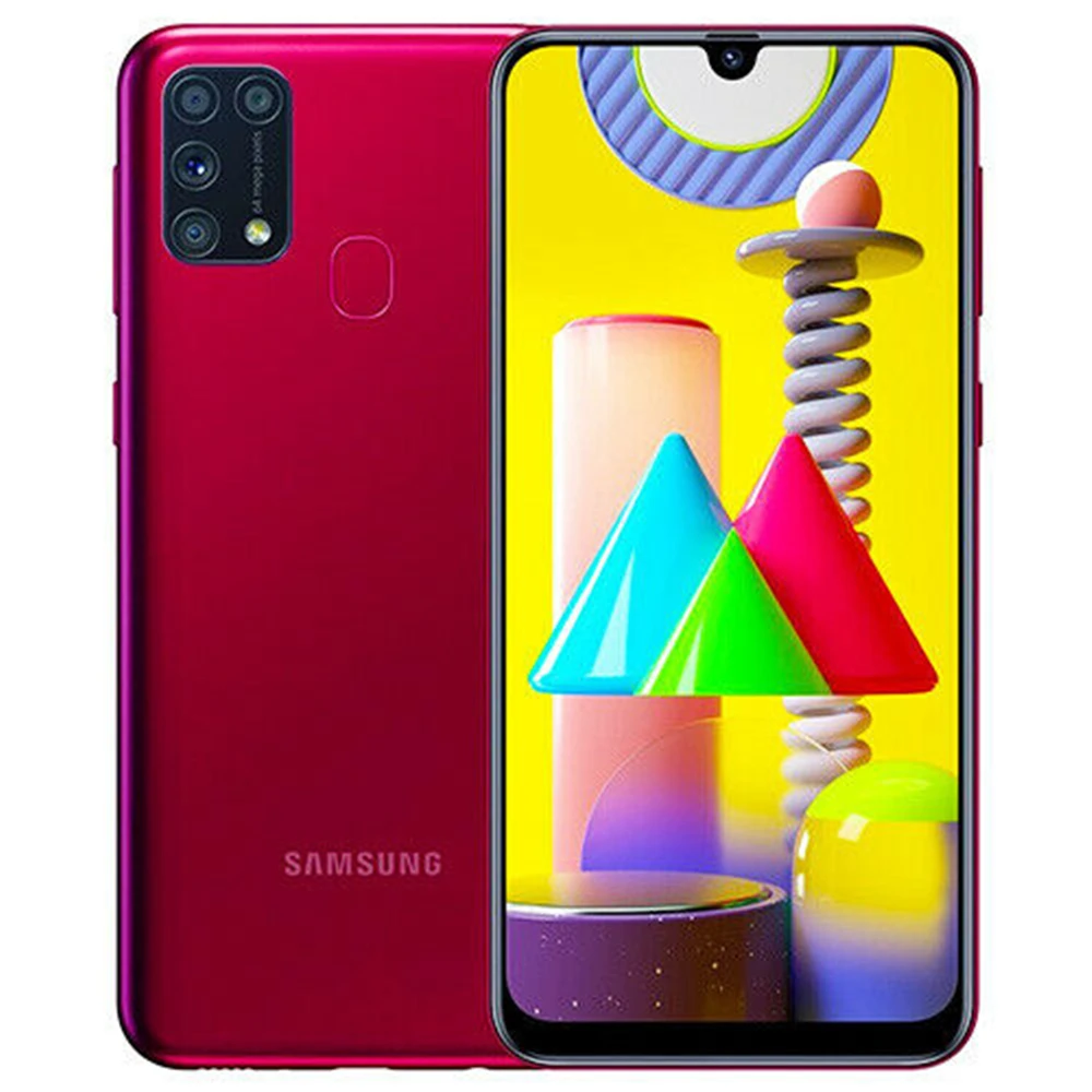 Samsung Galaxy A31 A315G/DS Original Mobile Phone Dual SIM 6.4" 6GB RAM 128GB ROM Octa Core 4 Cameras Fingerprint NFC Cell Phone backmarket phones Refurbished Phones