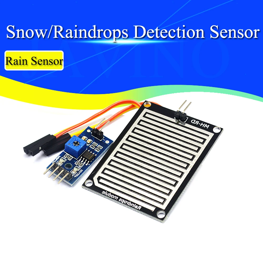 Raindrops Detection Sensor Modue Rain Weather Module For Arduino 3.3V-5V 
