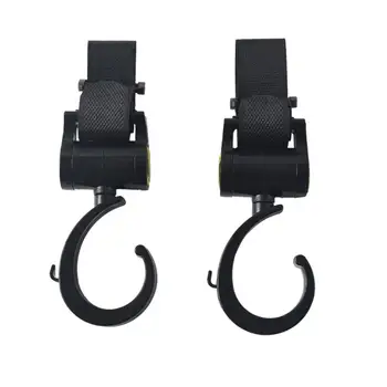 

2PCS/Set Stroller 360 Degree Magic Sticker Hook Universal Stroller Hook