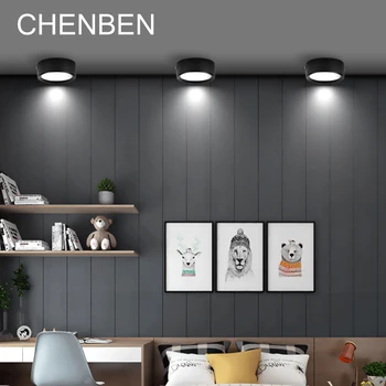 

LED Down Light 5W 10W 15W Warm/Cold/Natural White Surface Mounted LED Lamps Spot Lights 110V 220V Round Led Downlight Home Light