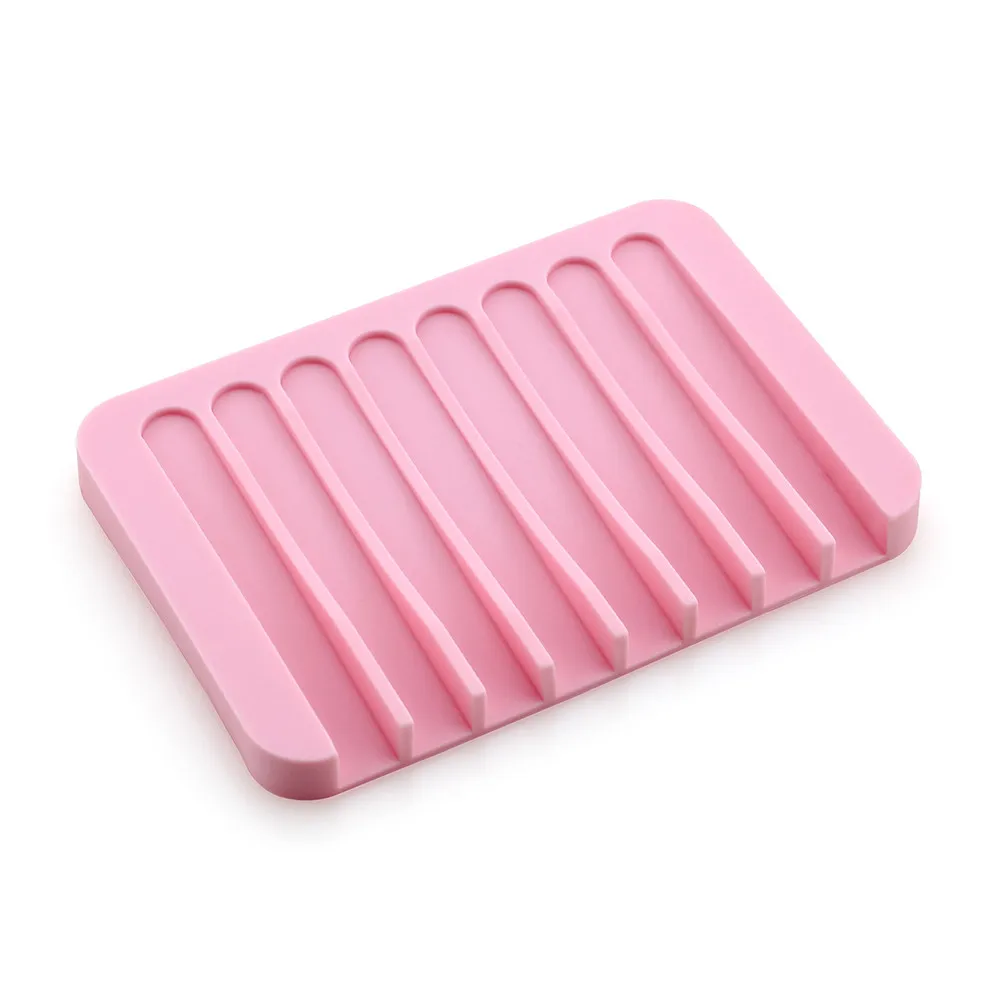 Light pink Горячая Распродажа, держатель для мыла, нескользящая мыльница, туалет, душевой поддон, сушилка для ванной комнаты, гаджеты для мыла, мыльница, мыльница, поднос для мыла - Цвет: Light pink
