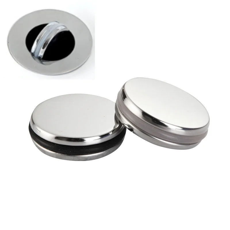 Universal sink Flip plug Seal water stopper round steel Basin Drainage