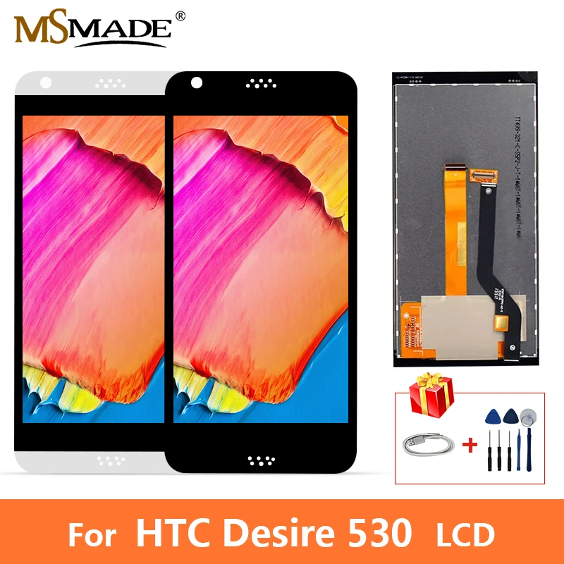 

5.0"NEW 530 For HTC Desire 530 LCD Touch Screen Digitizer Display Replacement Assembly Parts 100% Tested Free Shipping