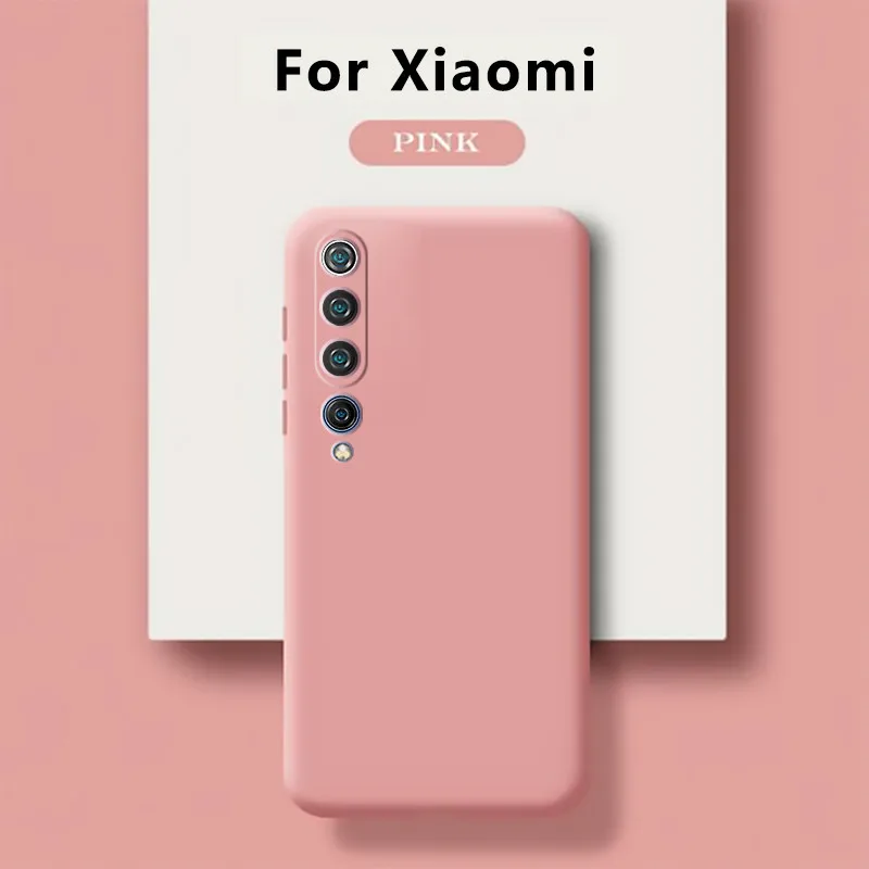 glass flip cover mi 10 pro mi10 mi 10Pro 5g Case Liquid Silicone Shockproof Soft Camera Protection Full Cover For Xiaomi mi 10 pro mi10 mi 10Pro waterproof phone bag Cases & Covers