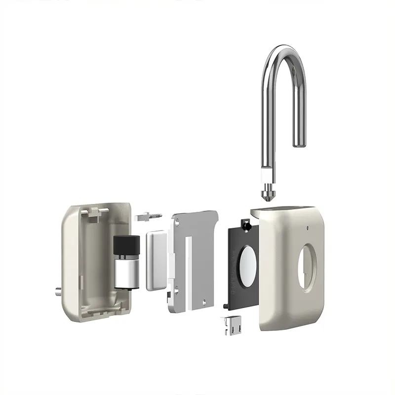  Xiaomi Mijia YD Intelligent Fingerprint Lock Padlock Kitty Hardcore Technology Fingerprint Open Sma - 4000191674745
