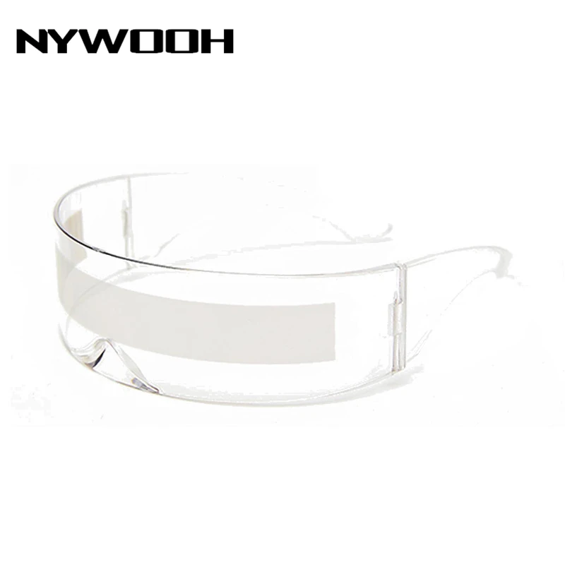NYWOOH Future wrap Around Goggle женские мужские солнцезащитные очки странные Сиамские модные очки солнцезащитные очки для вечеринок