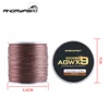 Angryfish X9 PE Line 9 Strands 500M Multifilament Braided Fishing Line Ocean Fishing Super Strong Lines 10LB - 70LB Brown 3