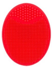 Силиконовая щетка для глубокой чистки лица мягкие подушечки для умывания отшелушивающая щеточка для лица спа скраб для кожи черная головка очищающее средство для макияжа - Цвет: Red