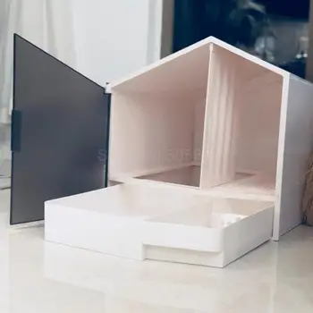 

Cat Sand Pot Double Drawer Type Anti-splash Cat Sand Pot Closed Cat Dung Pot Large Anti-stink Cat Toilet