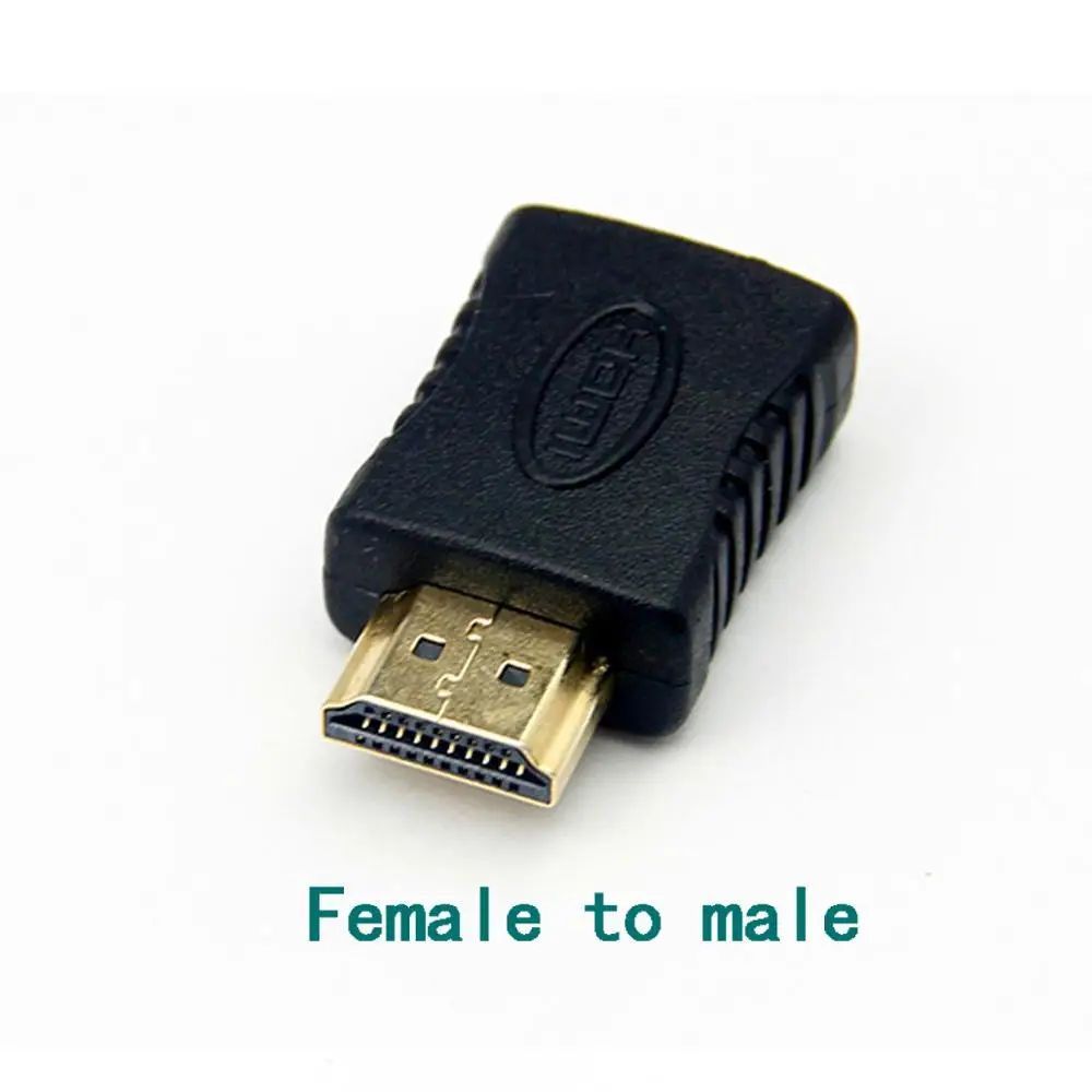 HDMI Женский к гнезду адаптер соединитель конвертер для HDTV 1080P HDMI адаптер для Android tv box Smart tv - Цвет: Female to Male