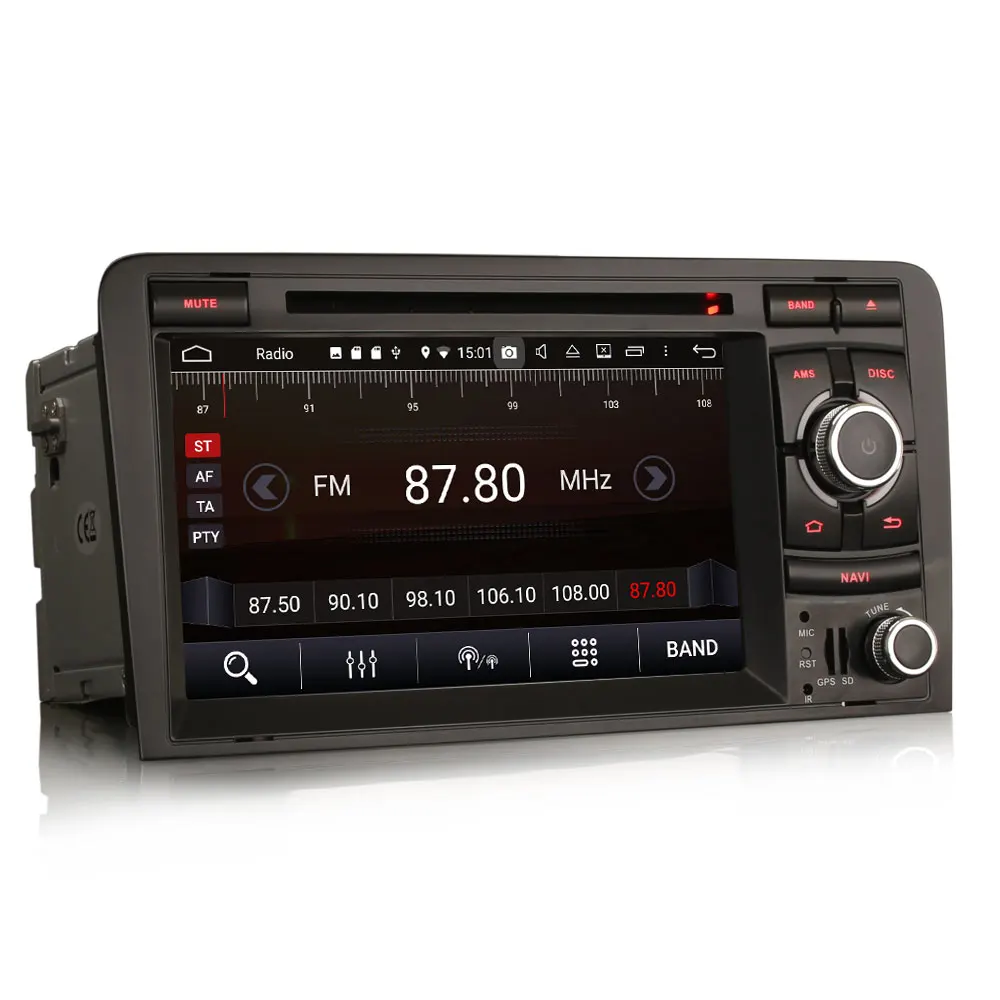 " Android 9,0 Pie OS автомобильный DVD Мультимедиа Навигация GPS радио для Audi A3 2003-2012 и Audi S3 2006-2012 и Audi RS3 2011-2012
