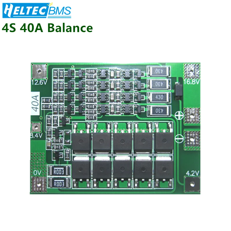 Обновленная 4S 40A литий ионная литиевая батарея 18650 зарядное устройство PCB BMS