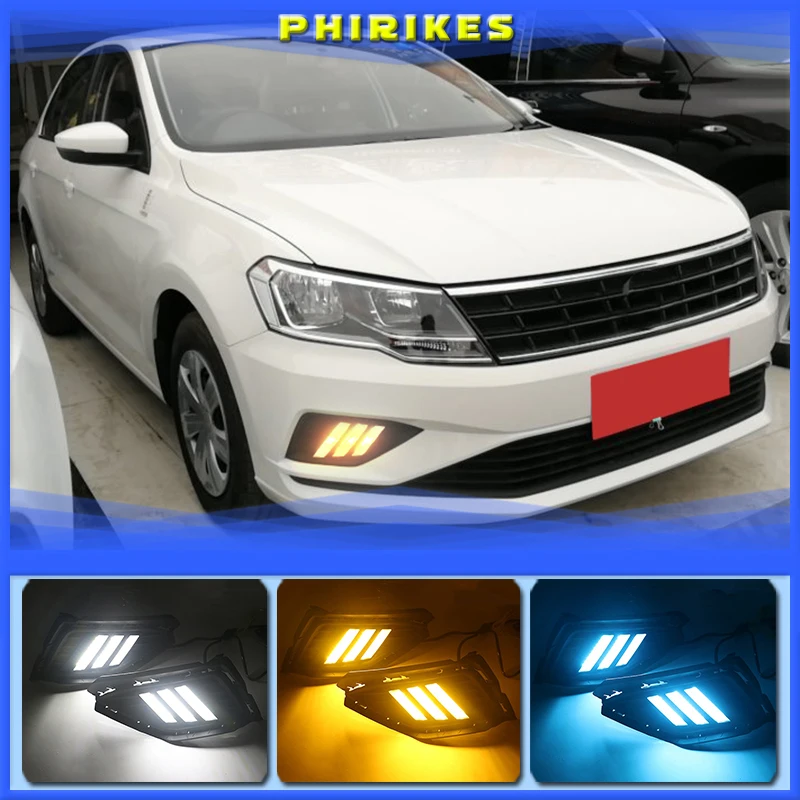 

Для VW Jetta 2017-2019 светодиодные дневные ходовые огни DRL с проводом жгута