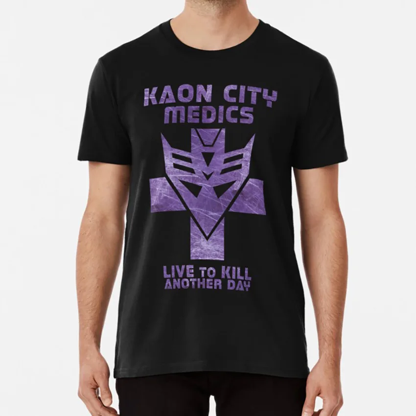 Kaon City Medics футболка Decepticons Faction Symbol Insignia Rid Mtmte Red Cross | Мужская одежда