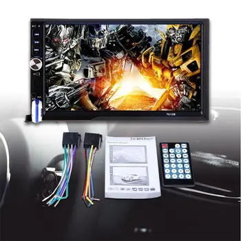 

7012B 7 Inch Bluetooth V2.0 Car Audio Stereo Touch Screen MP5 Player Support MMC