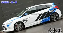  Car stickers FOR Ford Focus body exterior decoration racing stickers Fiesta personalized custom decals 