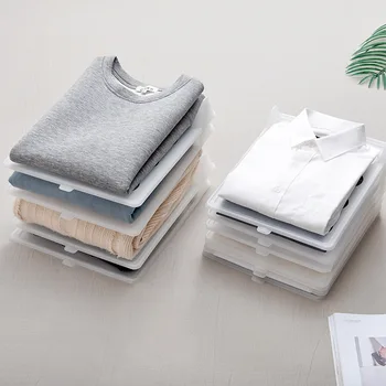 

Closet Organizer Practical Fast Clothes Fold Board Clothes Organization System Shirt Folder Travel Closet Drawer Stack